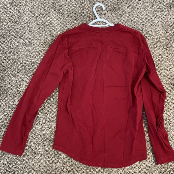 PaliRoots long sleeve tee, red - Picture 3 of 5